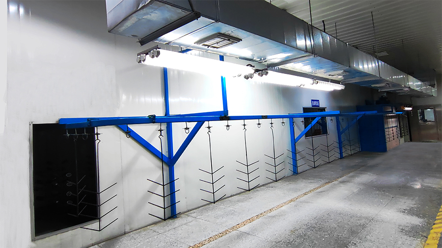 DISK spray painting line